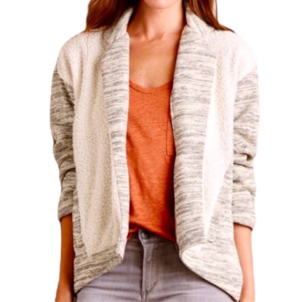 Anthropologie | Jersey & Shearling Jacket